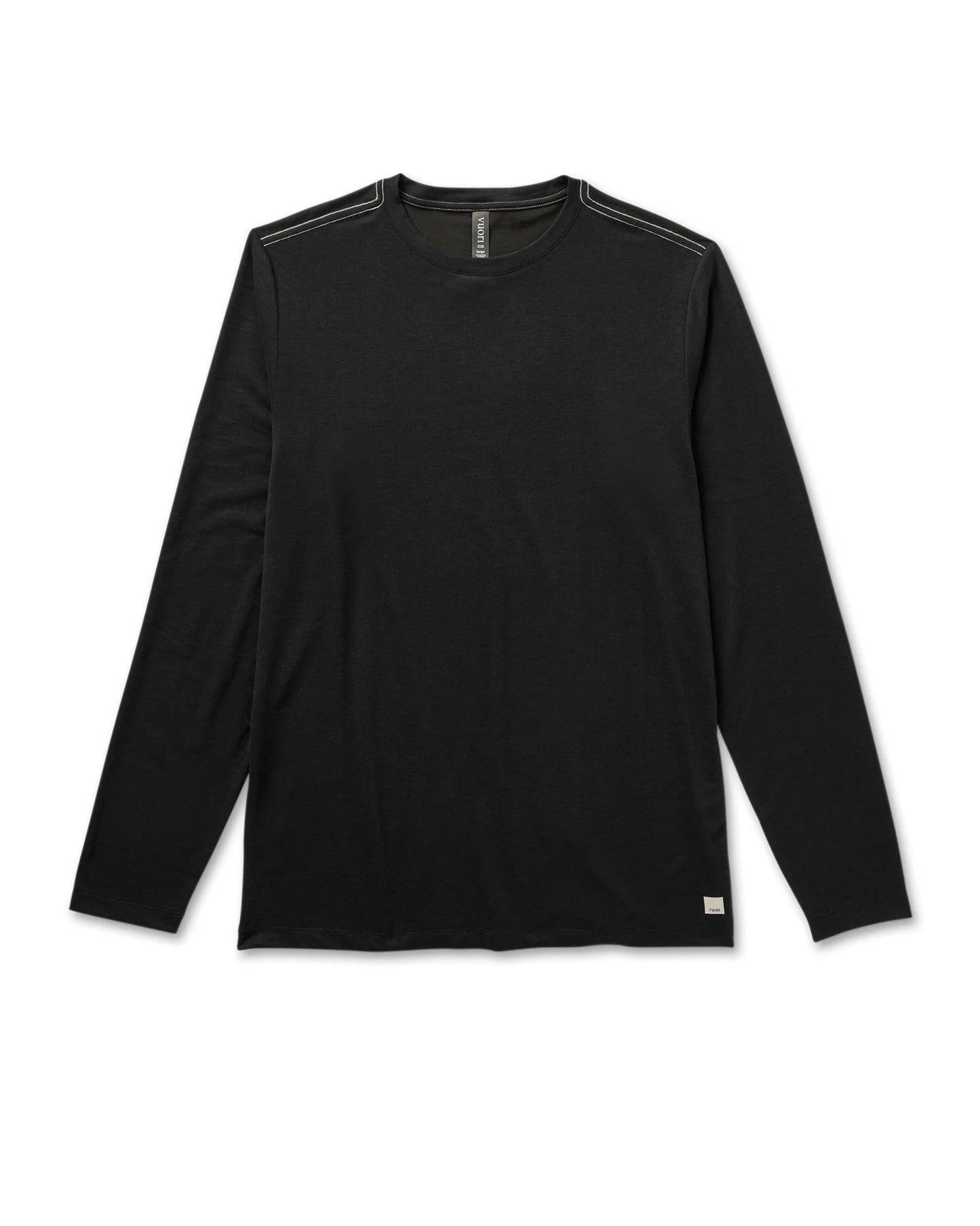 Long Sleeve Current Tech Tee Black, XXL