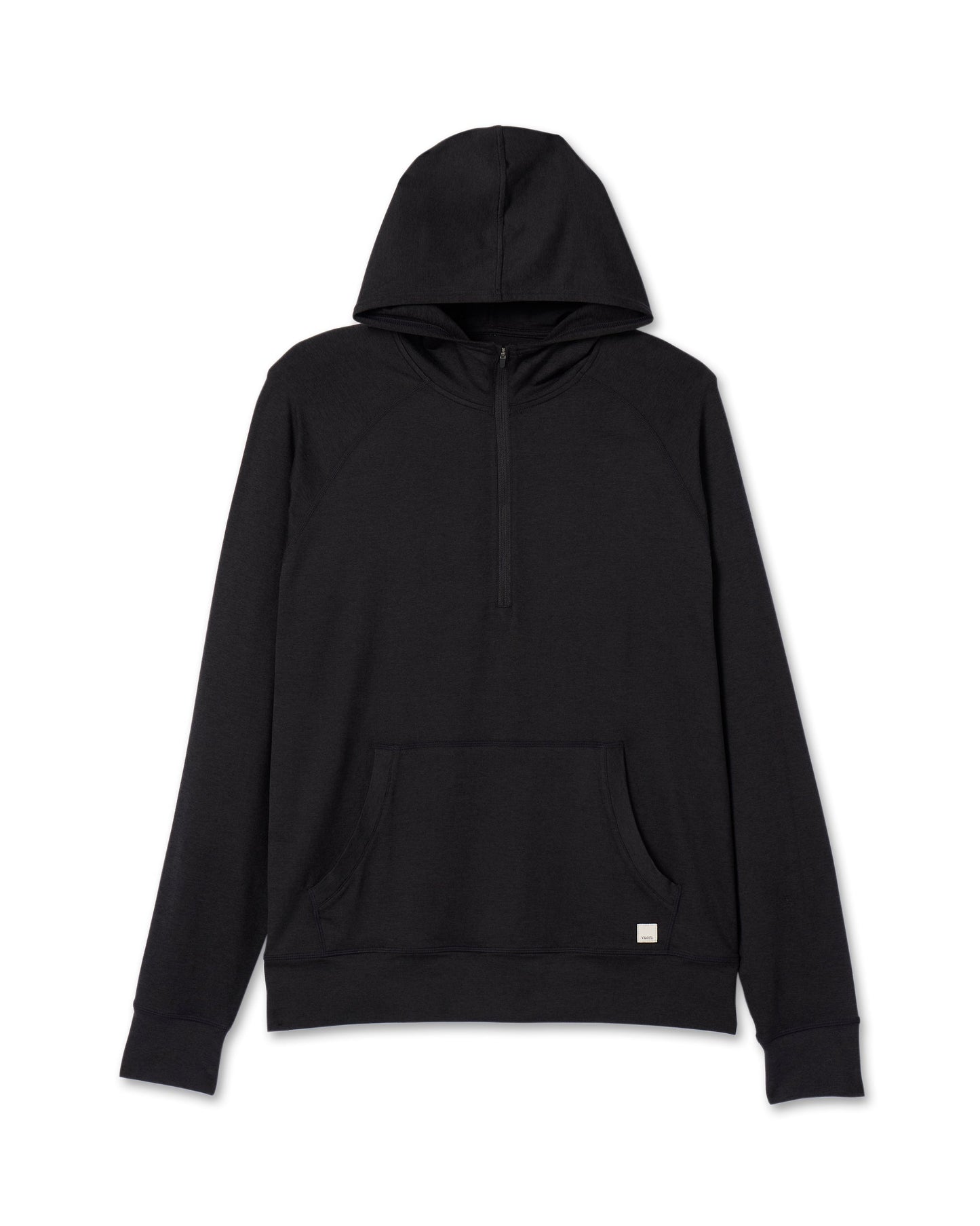 Ponto Performance Half Zip Hoodie Black Heather, 3XL