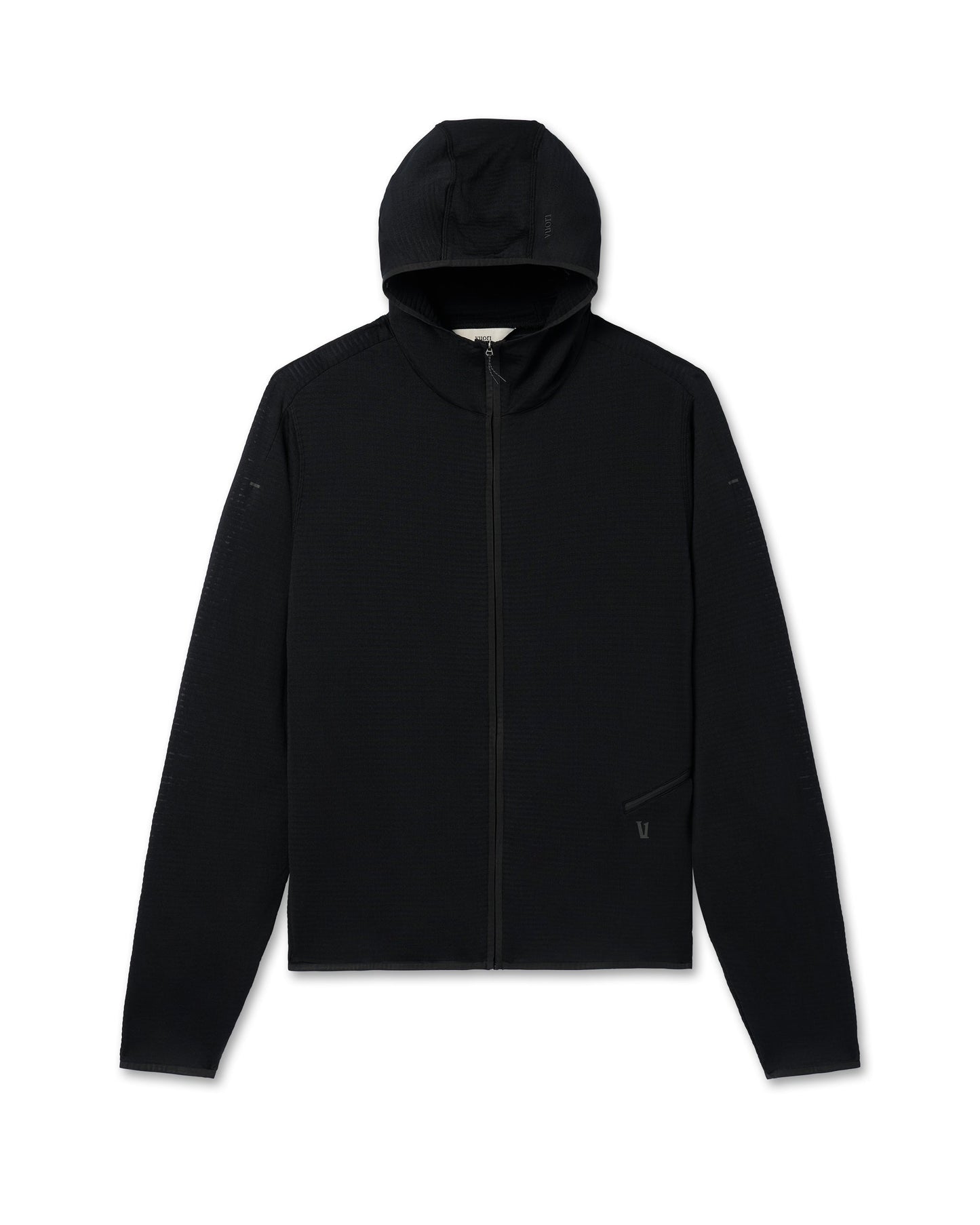 Powergrid Full Zip Jacket Black, 3XL