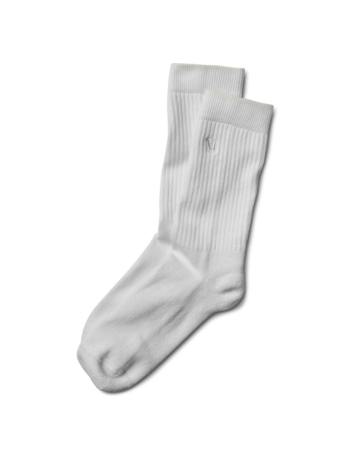 V1 Crew Sock White, L