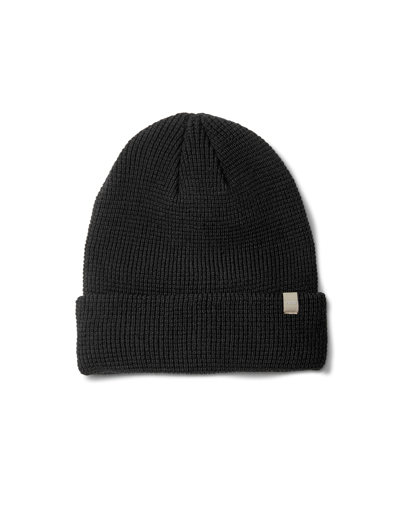 Alpine Waffle Beanie Black, ONS