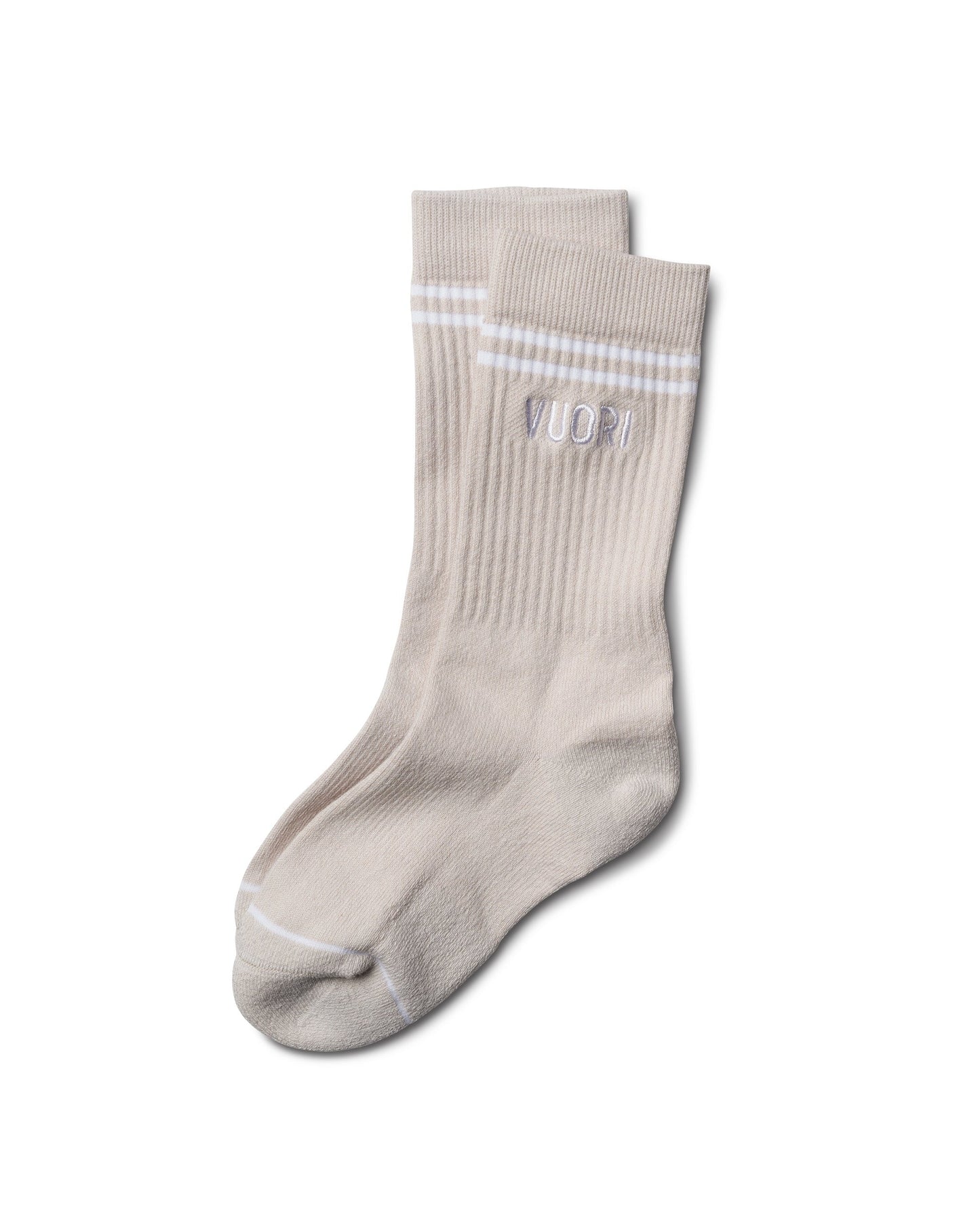 Vuori Crew Sock Salt Heather, L