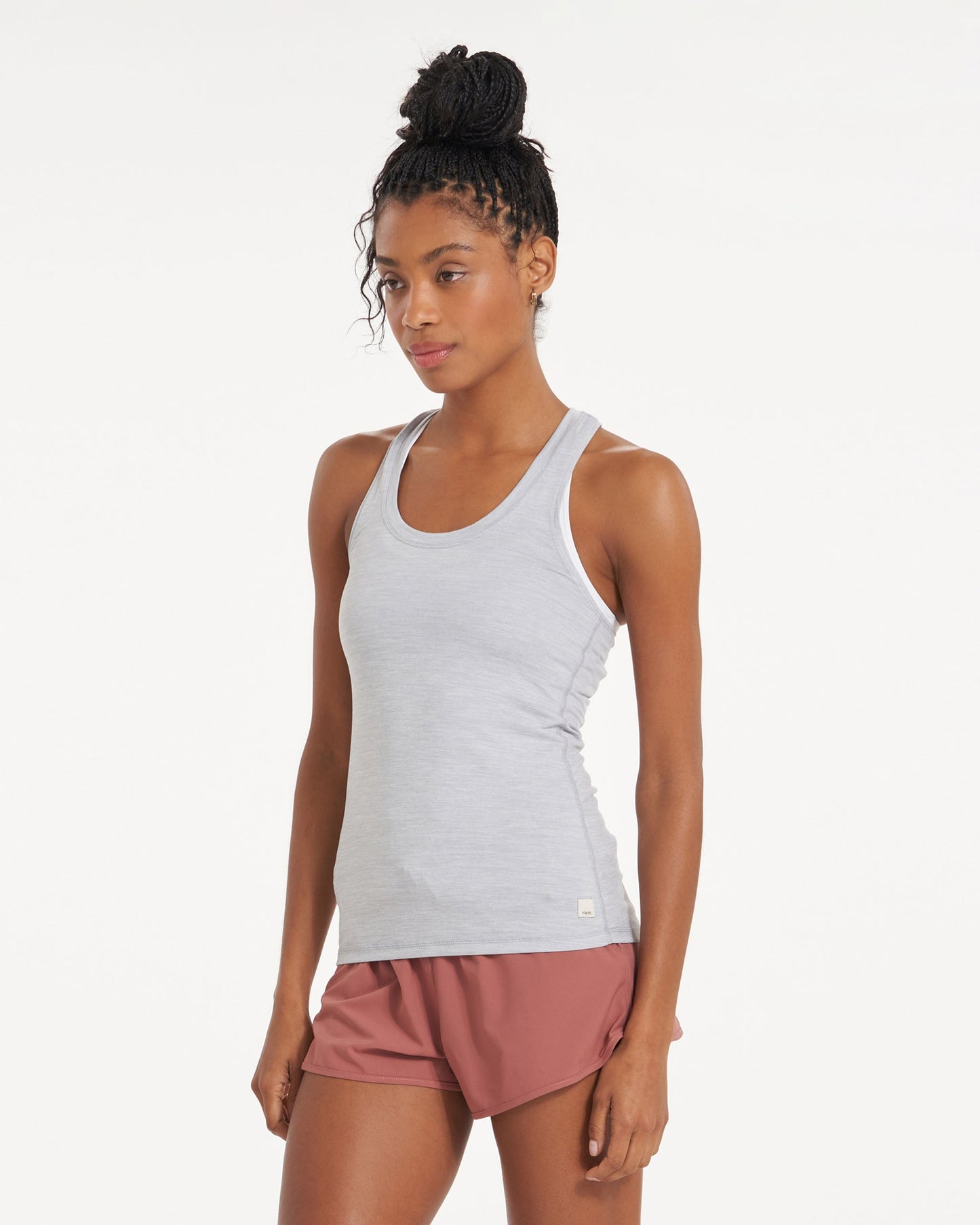 Lux Performance Tank Platinum Heather, XXL