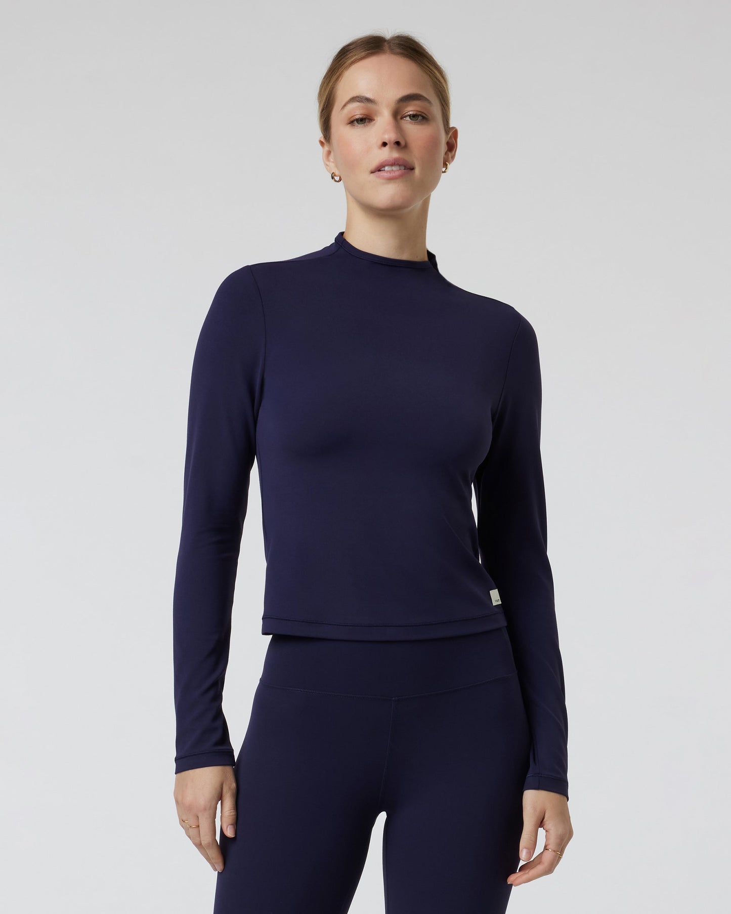 Vuori AllTheFeels? Long Sleeve Mock Jet, XXL