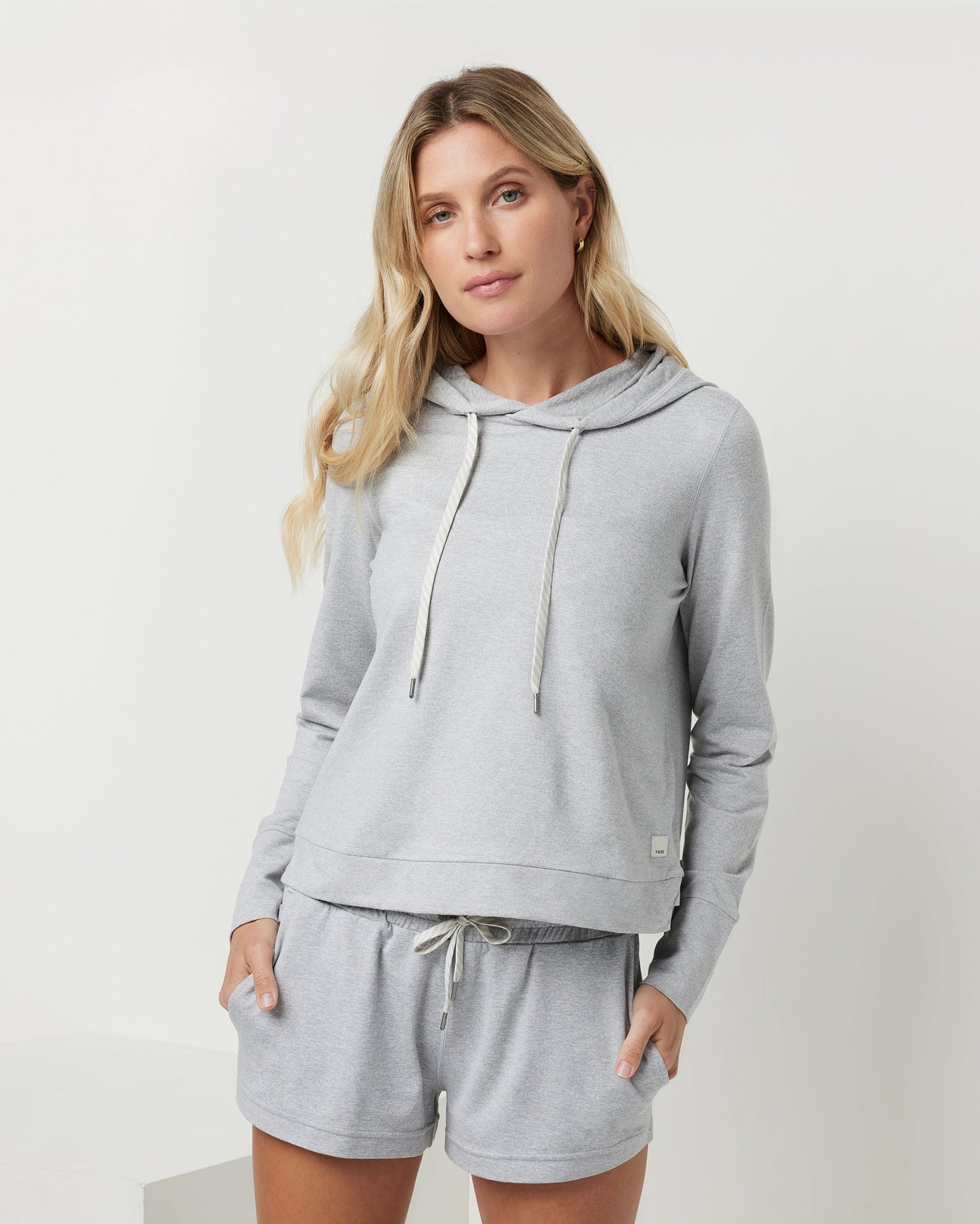 Halo Essential Hoodie Pale Grey Heather, XXL