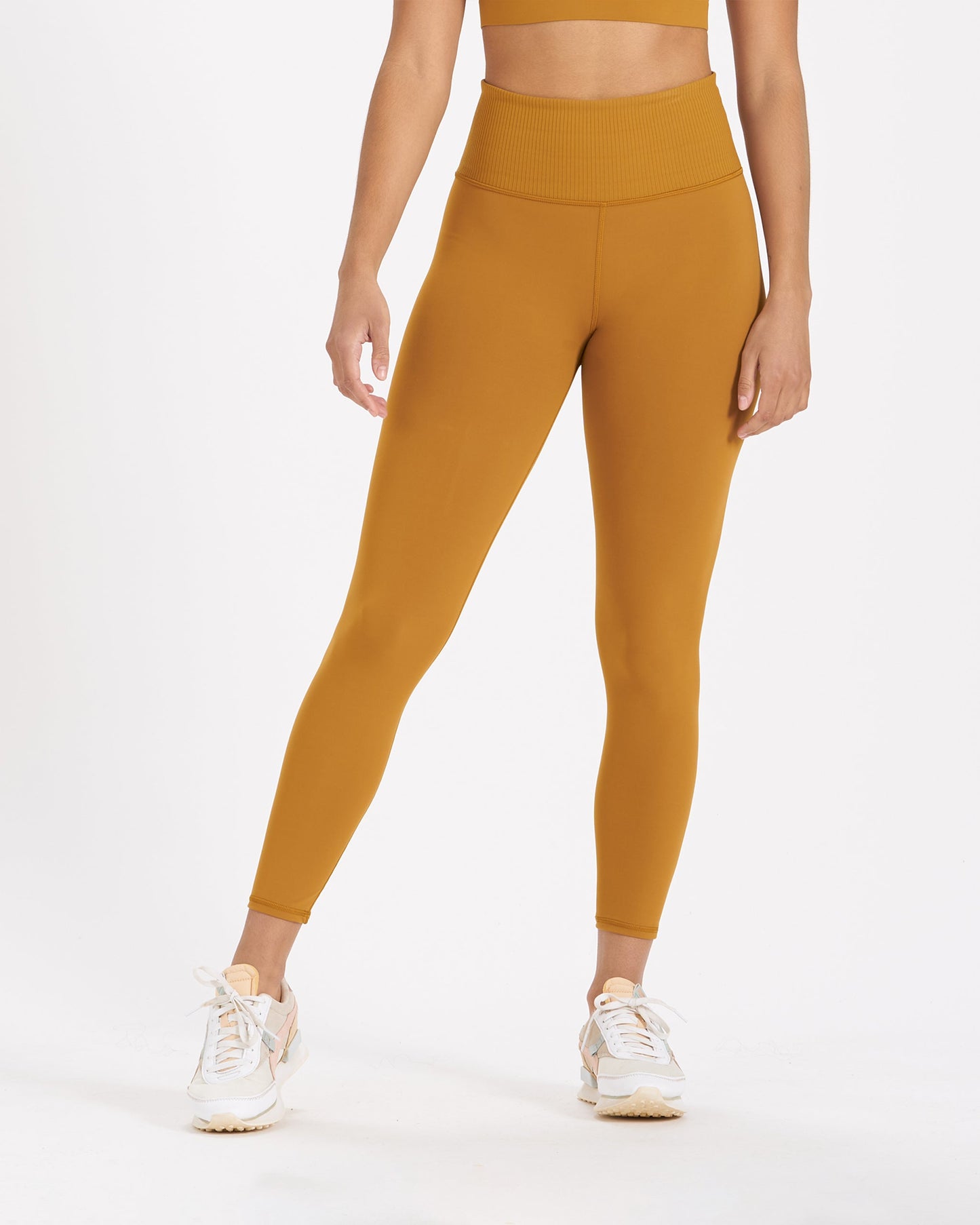 Rib Studio Legging Dark Golden, XXL