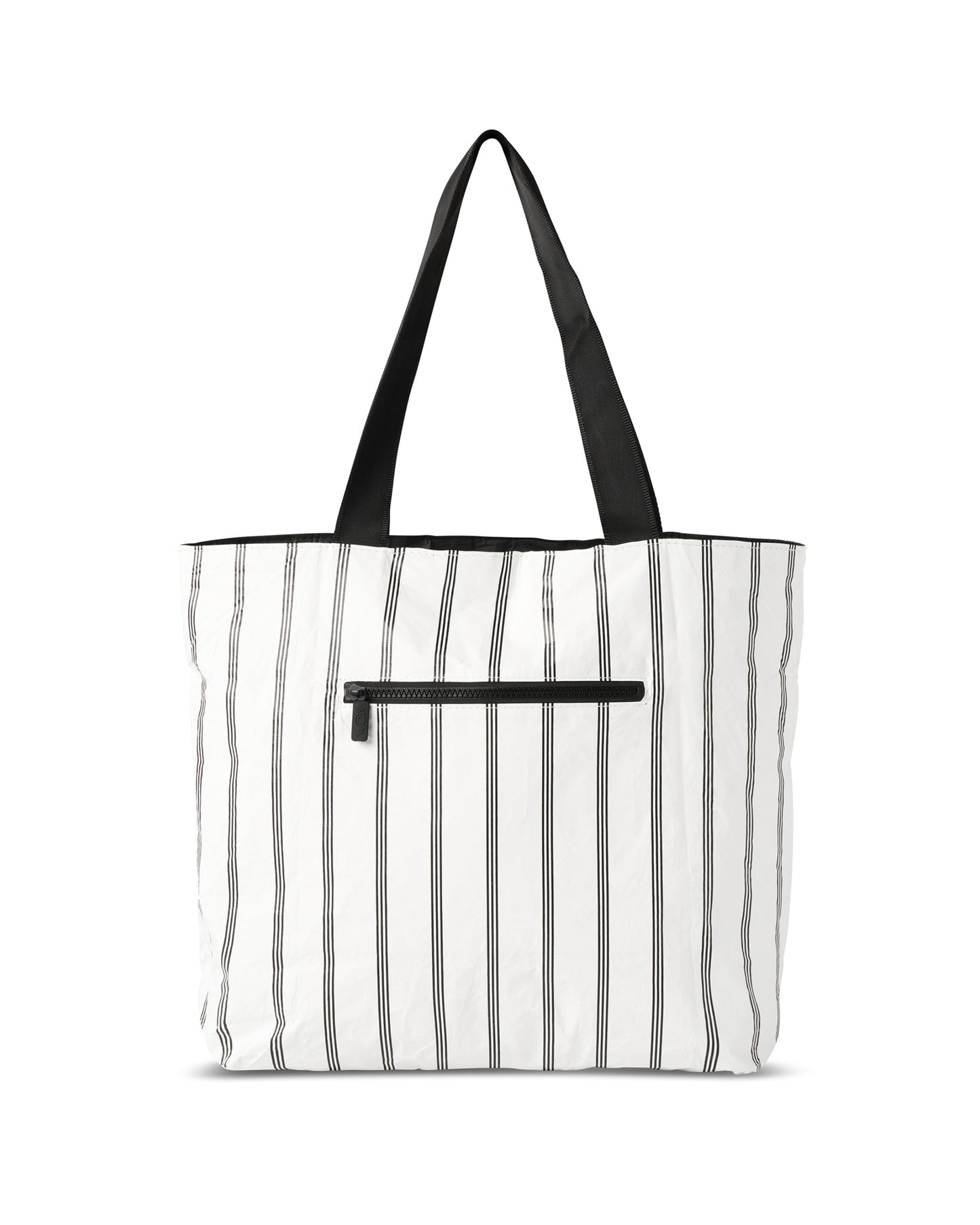 ALOHA-Day Tripper Tote Black Charter Stripe, ONS